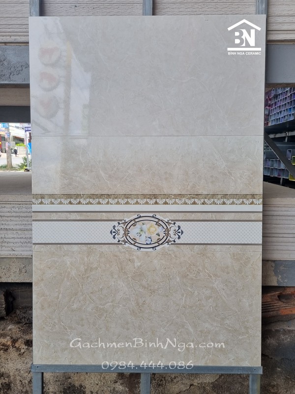 Gạch 30x60 dán tường vân đá bóng