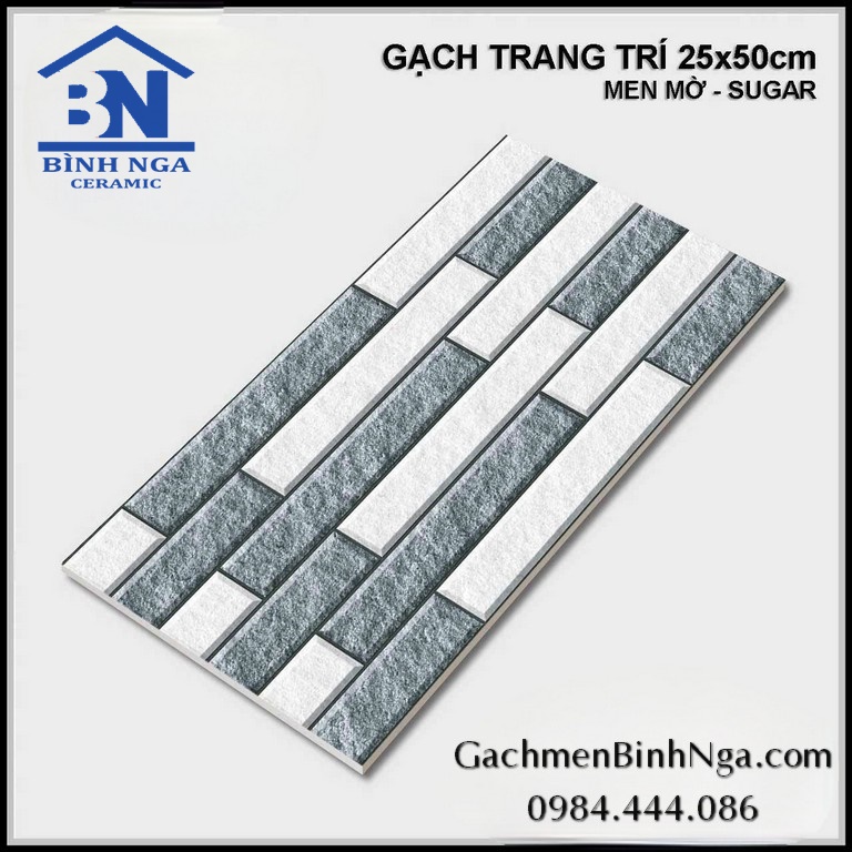 Mẫu gạch trang trí dán mặt tiền nhà phố đẹp