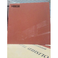 Gạch bóng kiếng 80x80 màu đỏ đô kim sa H8838