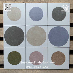 Gạch bông hoa văn 20x20 mix