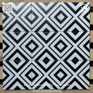 Gạch hoa văn chữ X 20x20 cao cấp