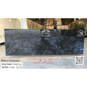 Gạch granite nhân tạo Marco lorenzo 80x240 màu xanh đen hiệu ứng