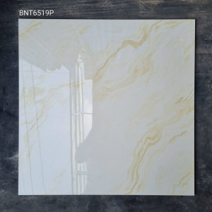 Gạch 60x60 bóng kính màu vàng óng