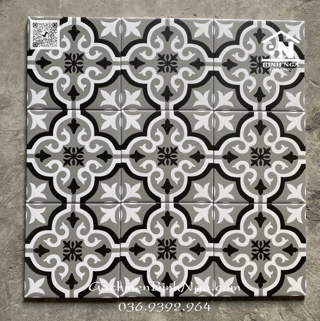 Gạch bông trang trí bếp 20x20 cao cấp