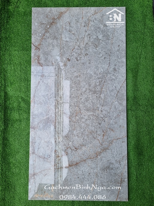 Gạch vân đá xám cao cấp 60x120 ốp lát phòng khách