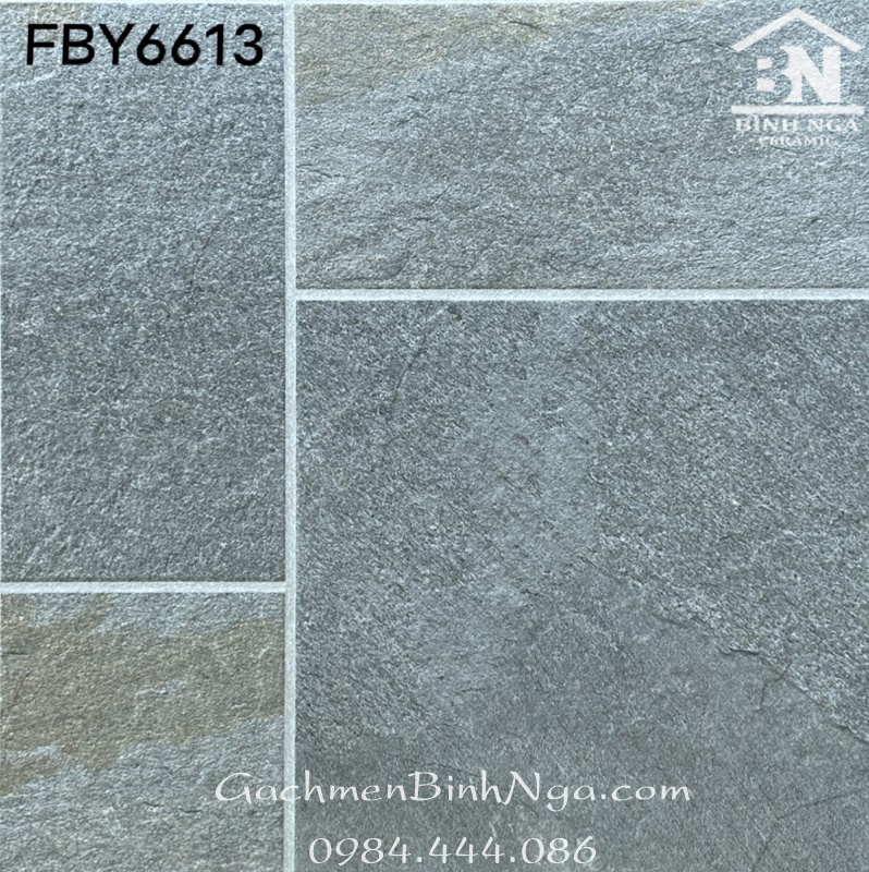 Gạch lát sân biệt thự hoa văn giả cổ