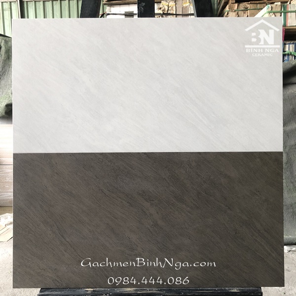 Gạch đá mờ 30x60 Thạch bàn màu xám trắng cao cấp
