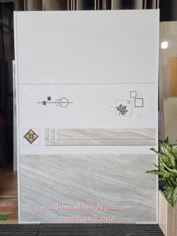 gạch 30x60 men bóng sale màu xám sáng