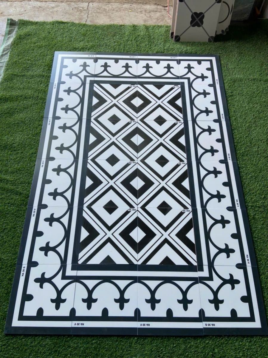 Gạch 30x30 hoa văn cổ điển HA302